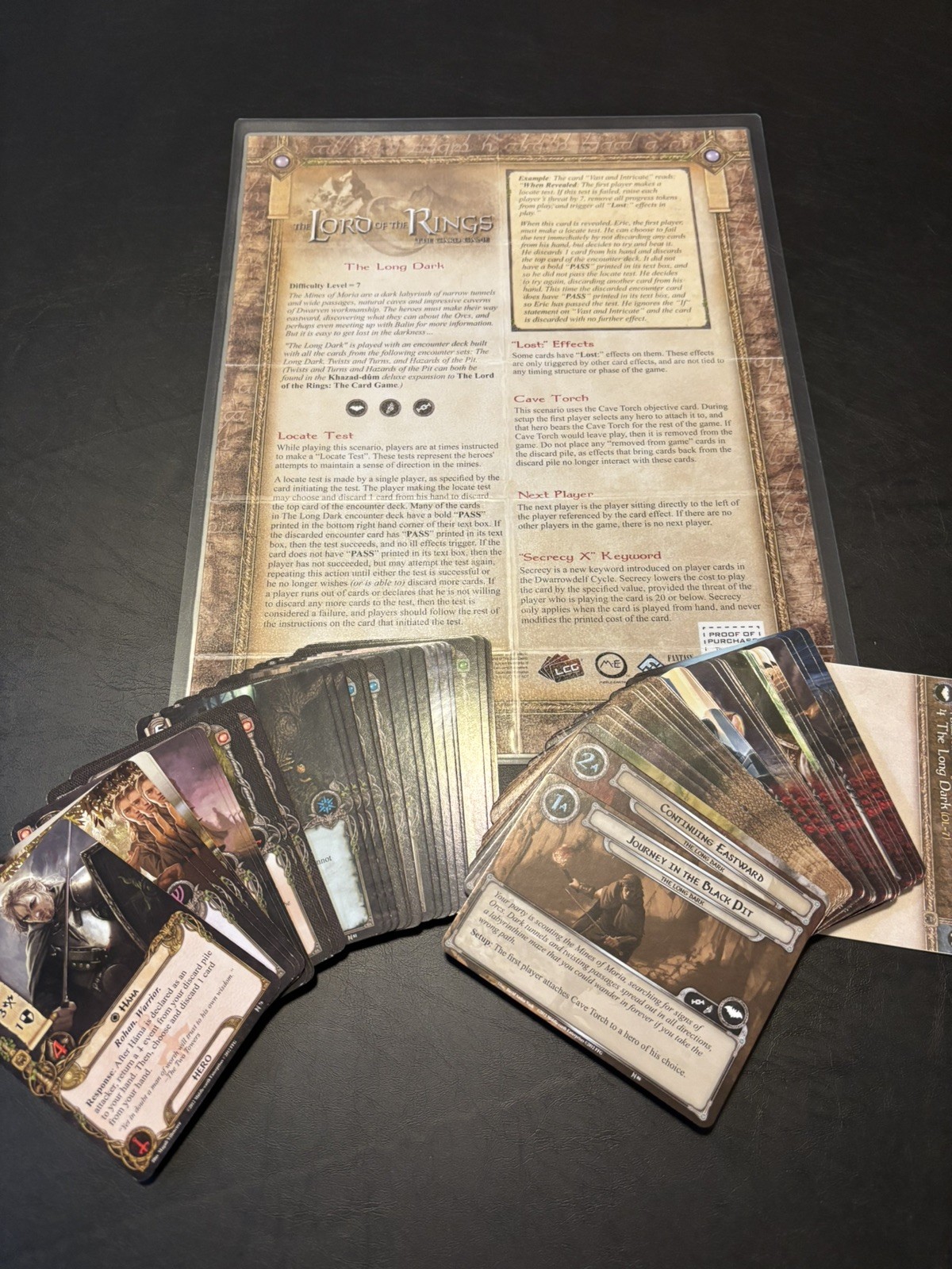 Lord of the Rings LCG – Complete Dwarrowdelf Cycle, Expansion + 6 APs