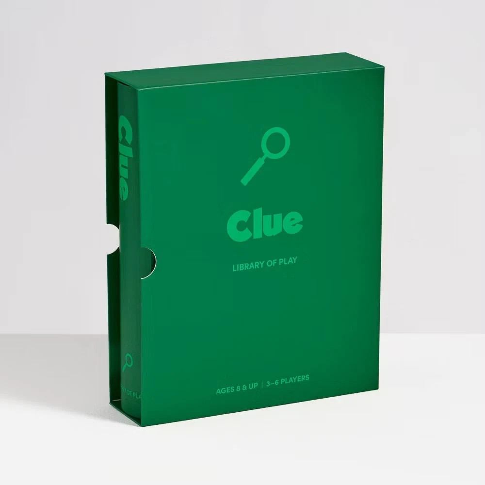 Library of Play : CLUE – 2025 Bookshelf Book Board Game *Rare* *BRAND NEW*