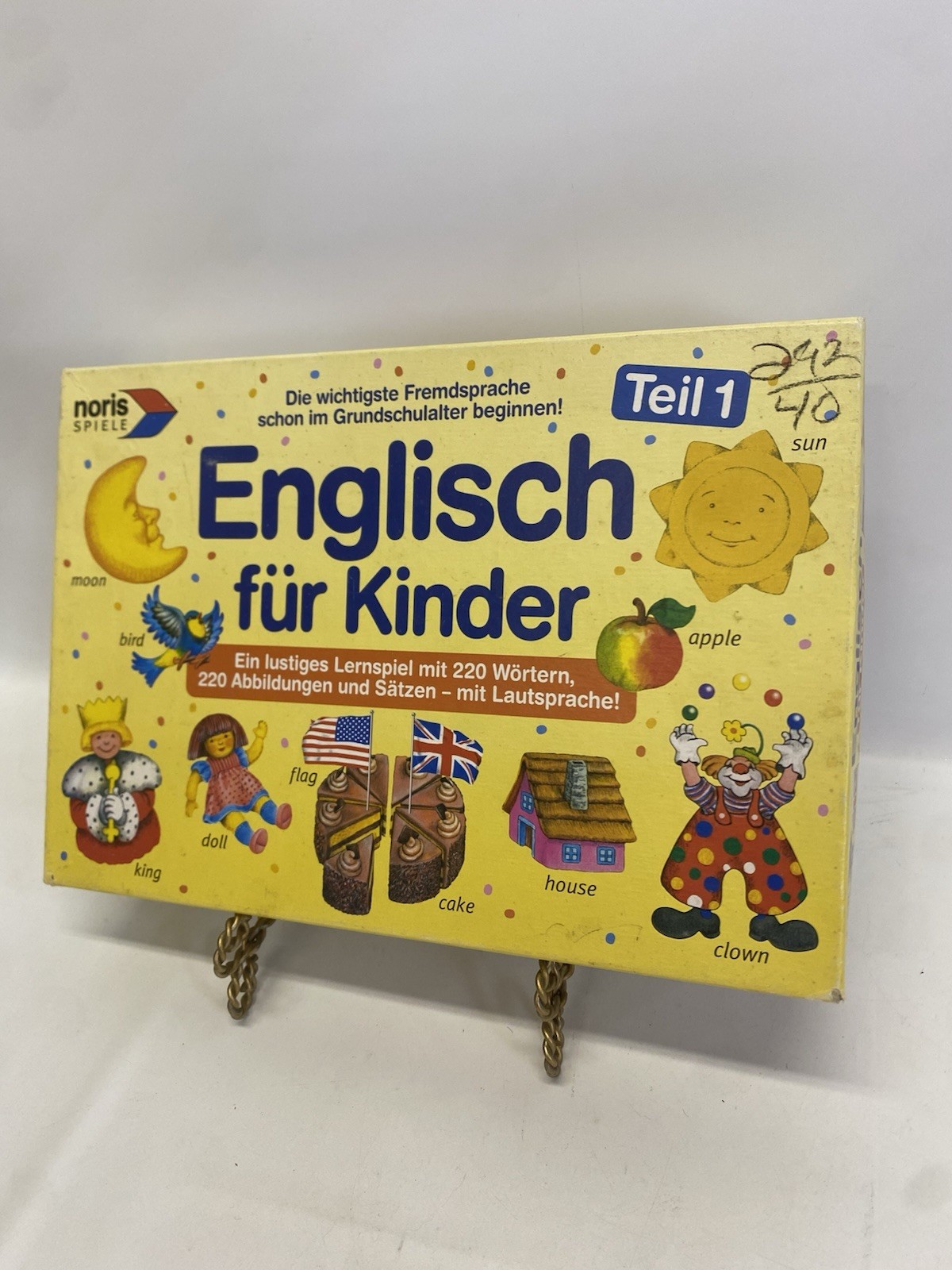 Noris Spiele Englisch fur Kinder German to English Game (New)