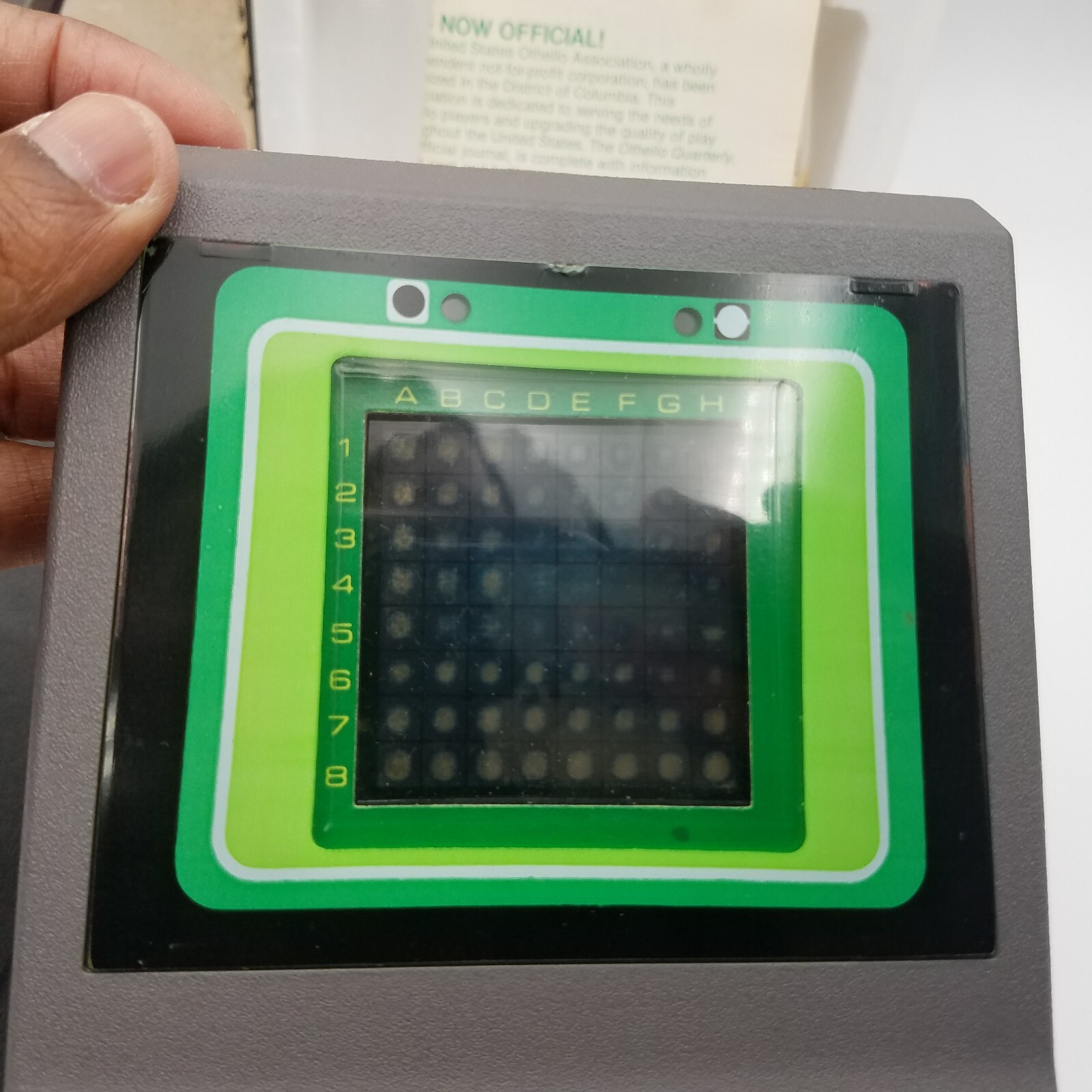 1980 Gabriel Computer Othello Strategy Game (Screen has Dead pixels)
