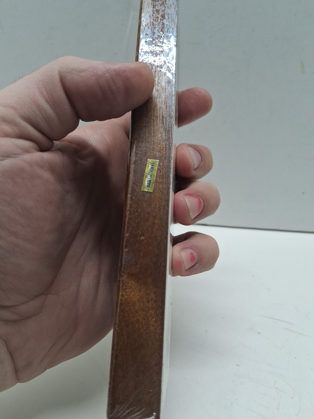 Drueke’s Natural Finish Hardwood Cribbage Board Model Pegs & Original Manual