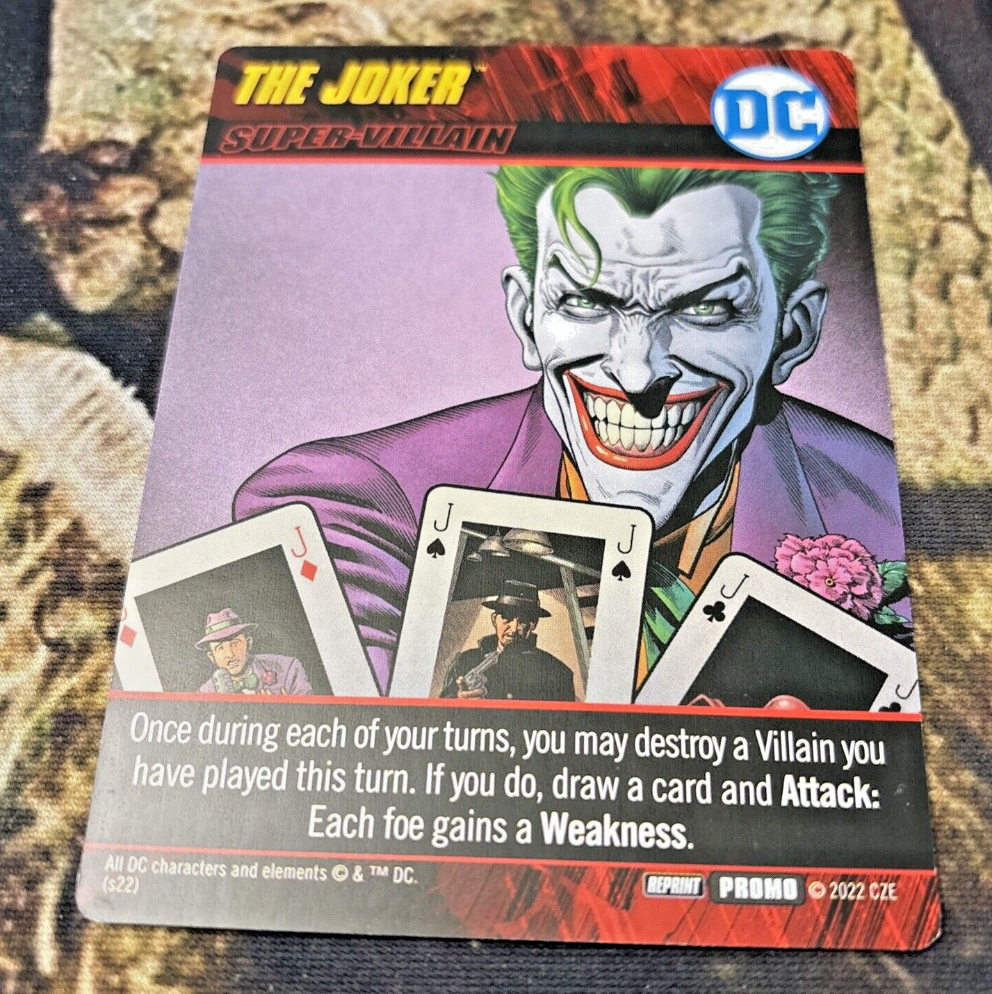 DC Comics Deck-Building Game Promo Card The Joker