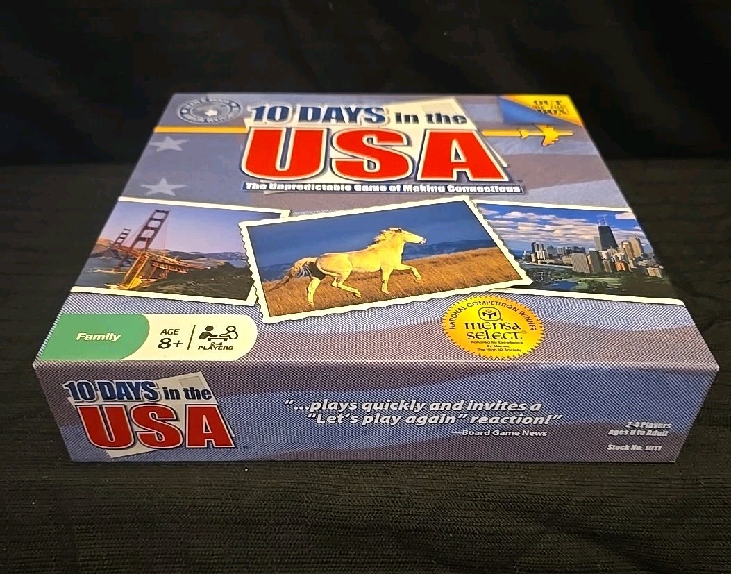 10 Days in the USA – Out of the Box – Complete and Excellent Condition