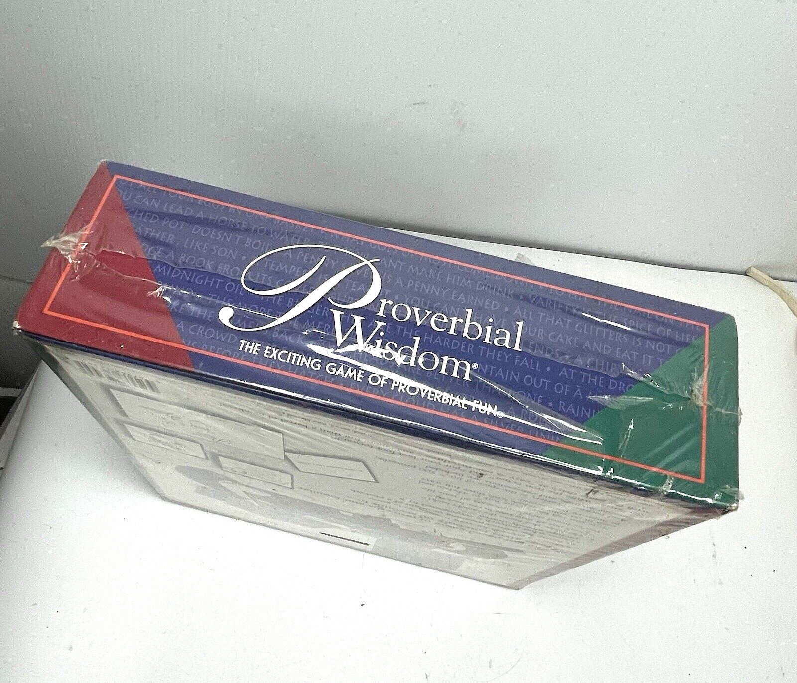 Proverbial Wisdom Sketching Board Game 1998 Sealed Vintage 4 to 16 players 10yr+