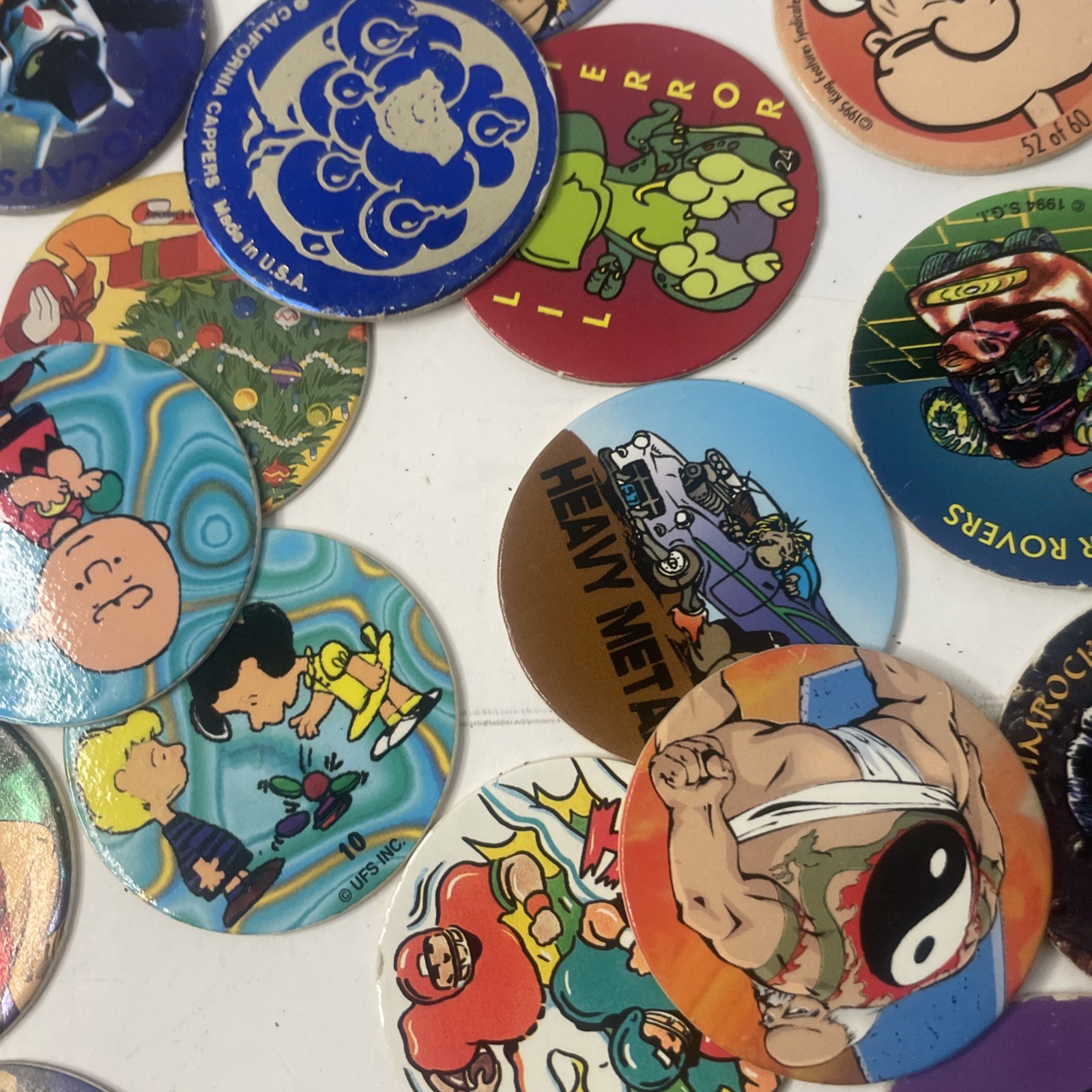 Vintage 90 ’s POG Collection – Lot of 150+ POGs As Seen In Photos