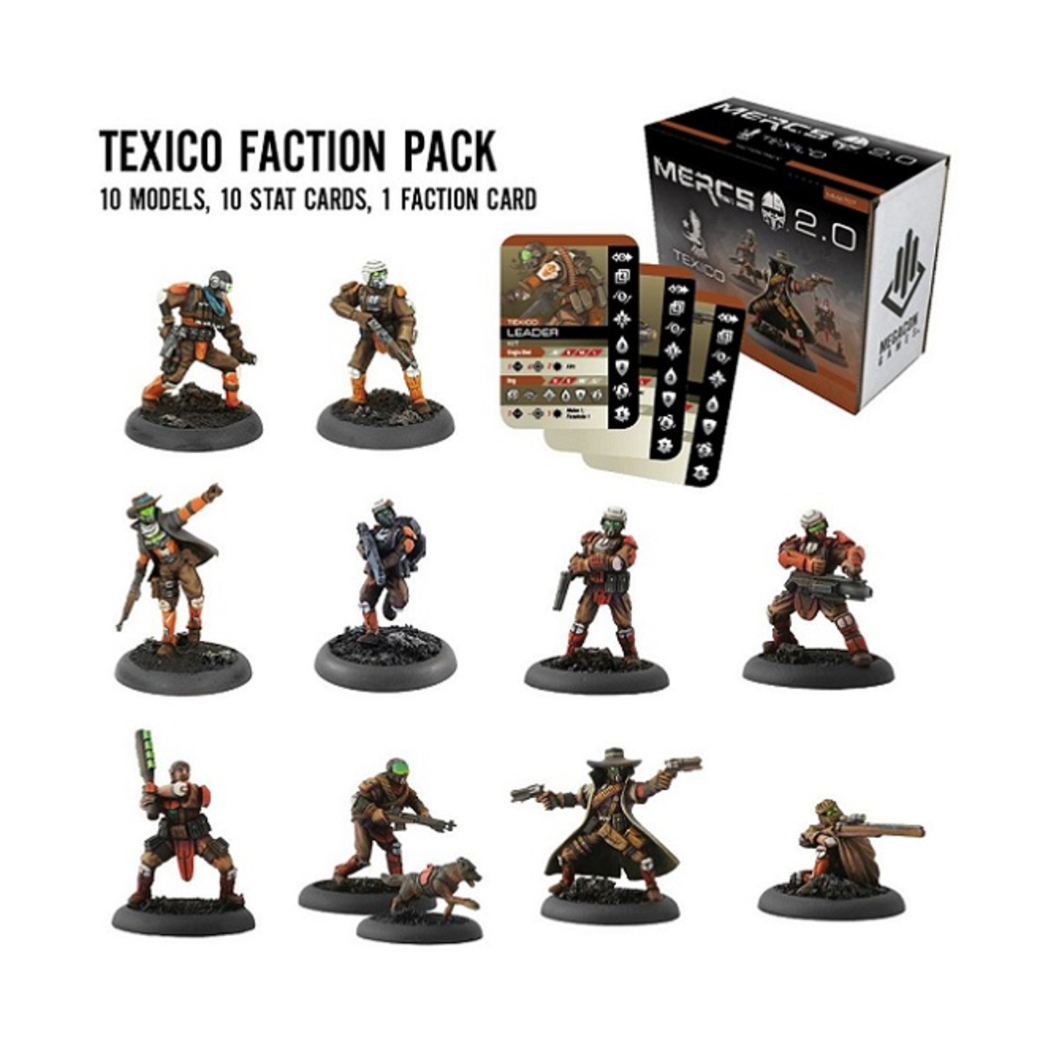 Megacon Boardgame 2.0 Faction Pack – Texico NM