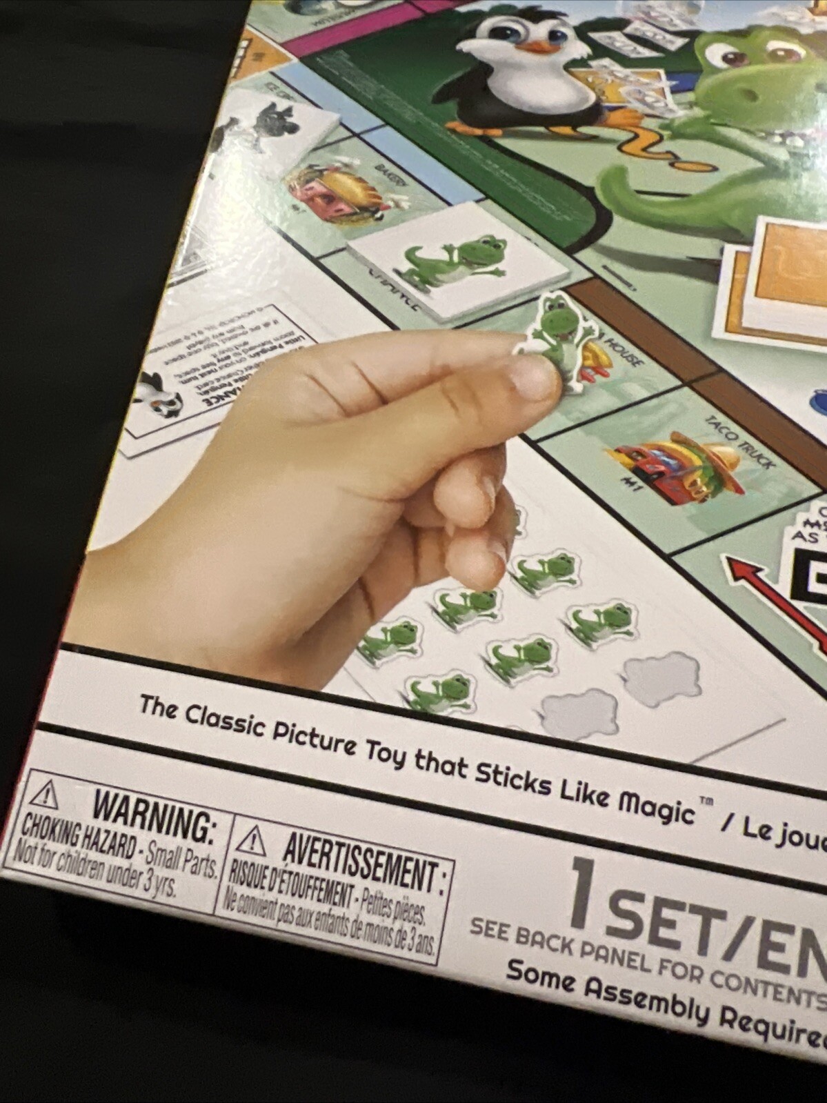 😍Colorforms Brand Monopoly Junior Game Ages 5+ As Pictures