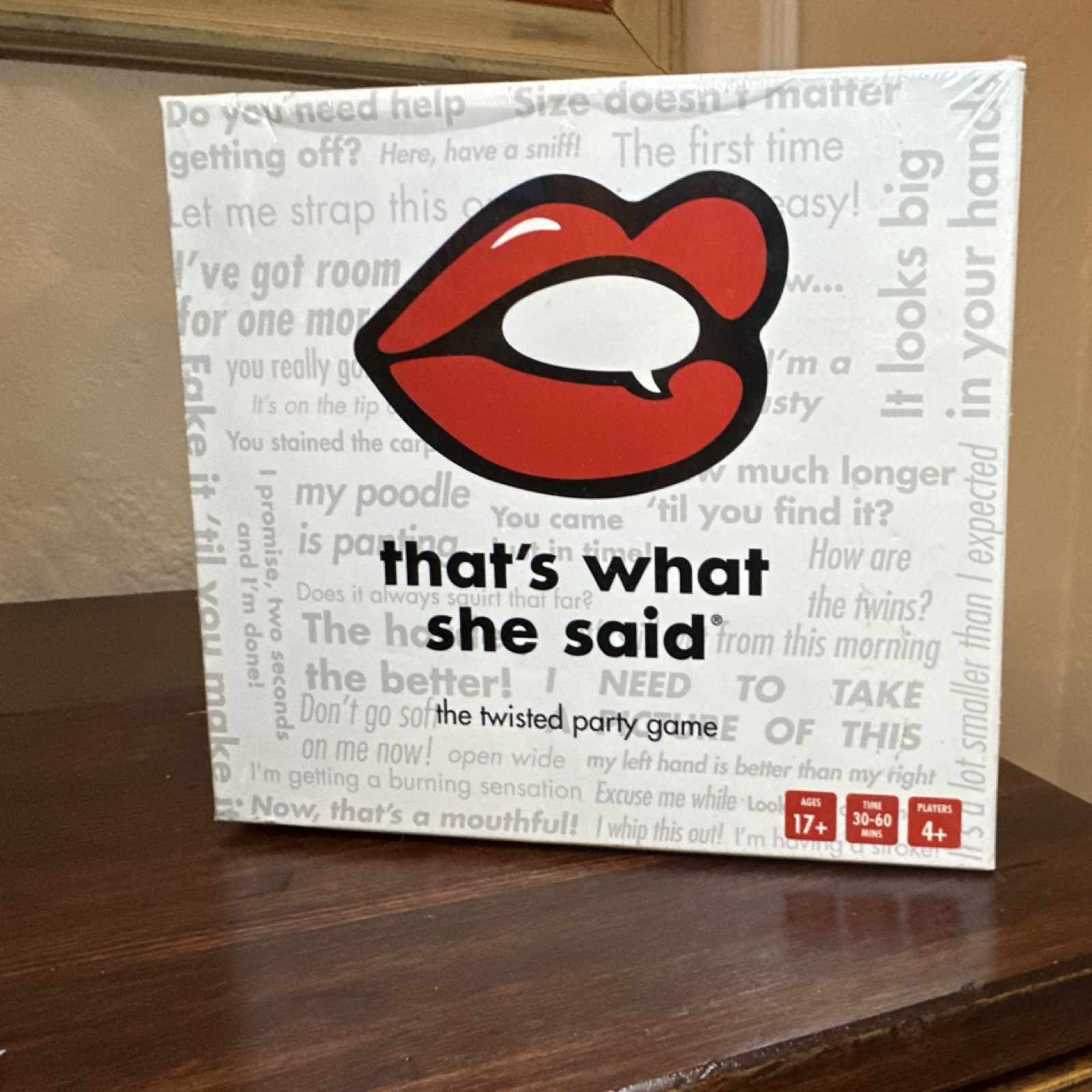 That’s What She Said Twisted Humor Party Game Adult Card Game 17+ Complete