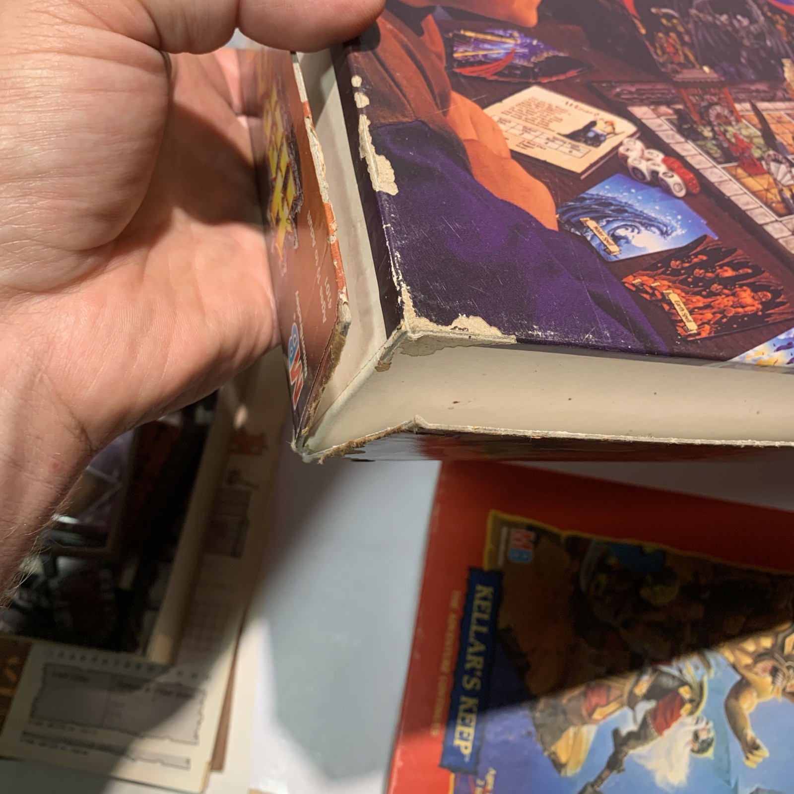 MB Hero Quest Board Game 1989-1990 + Kellar’s Keep Near Complete