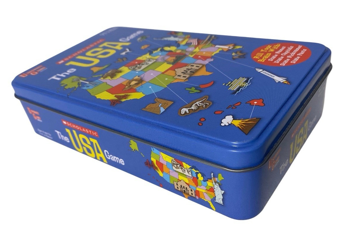 Scholastic USA Geography Card Game Educational Fun for Family and Travel