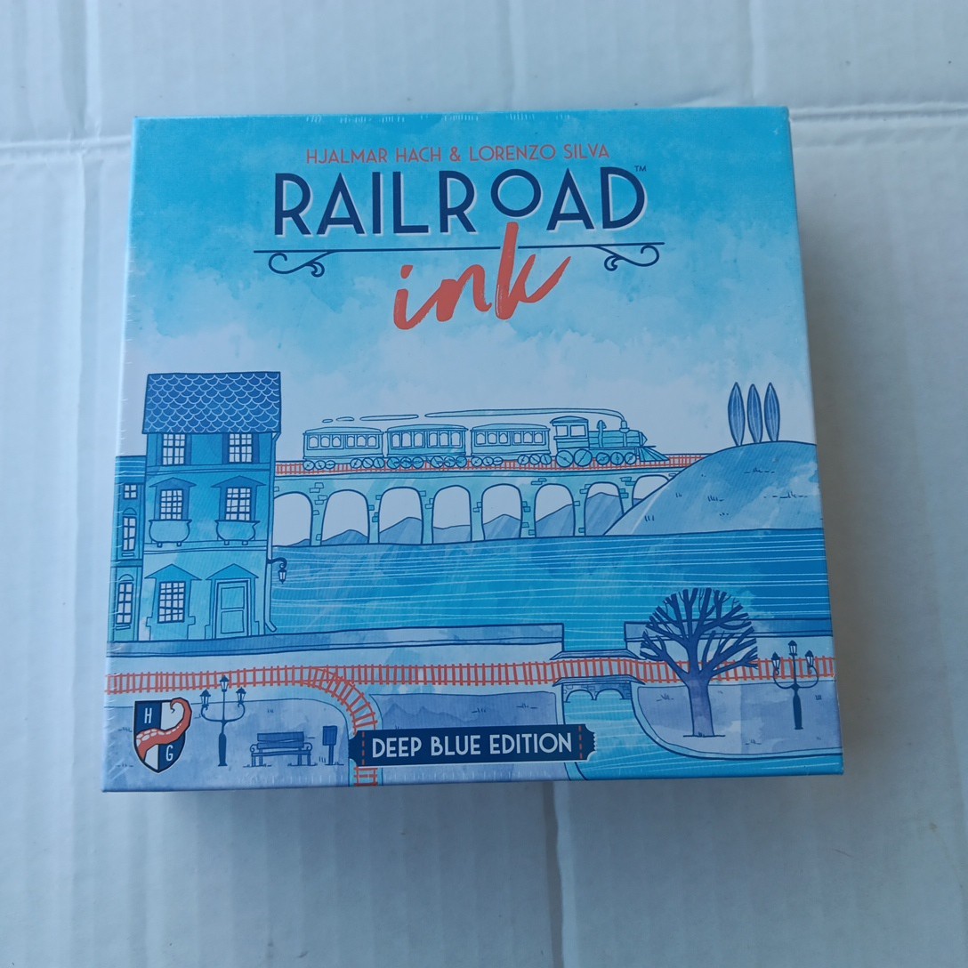 Railroad Ink Deep Blue Edition Puzzle Game Hjalmar Hach Lorenzo Silva New Sealed