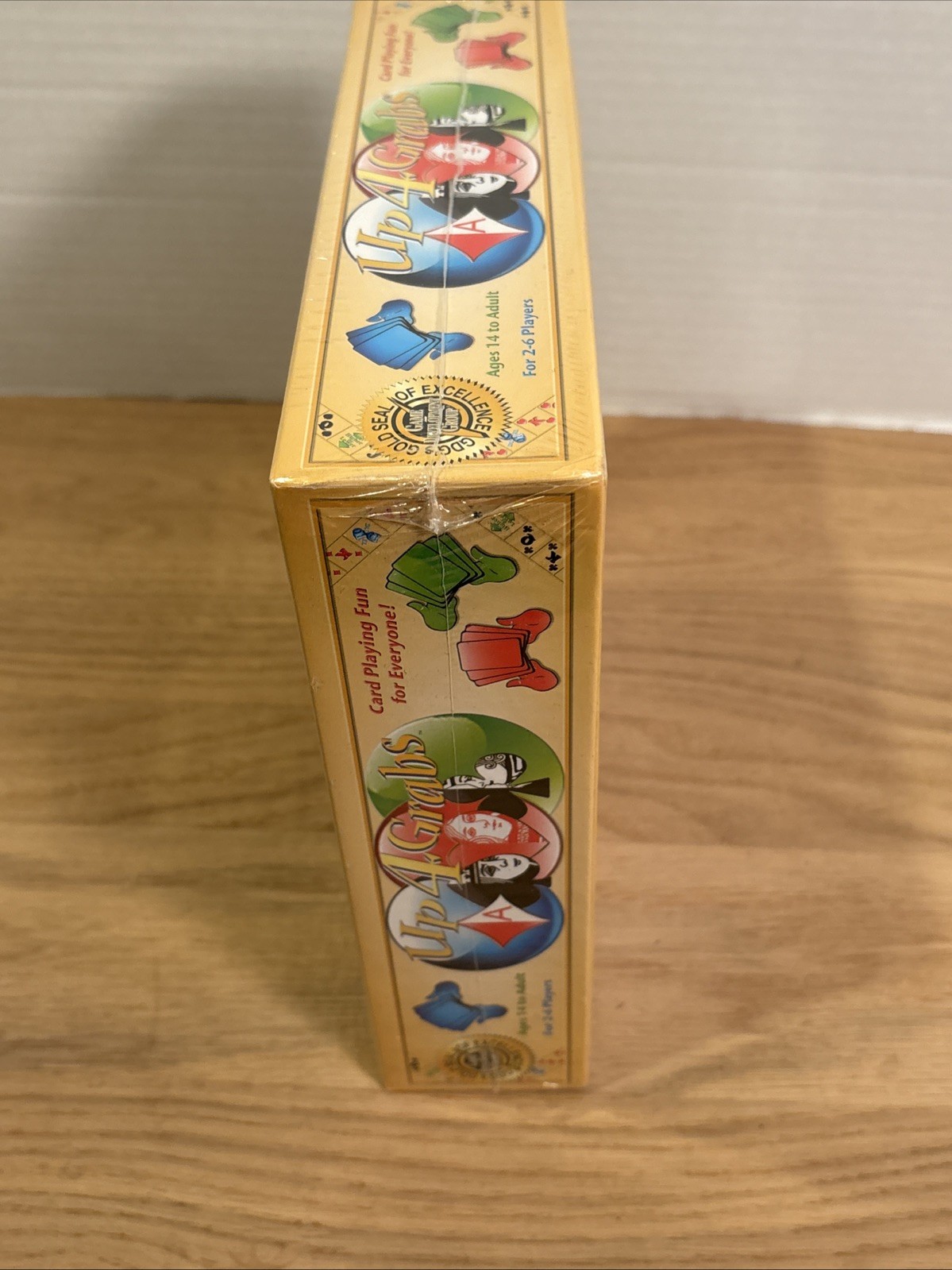 Up 4 Grabs Board Game New In Box GDG Games 2013 Card And Board Game Ages 14+
