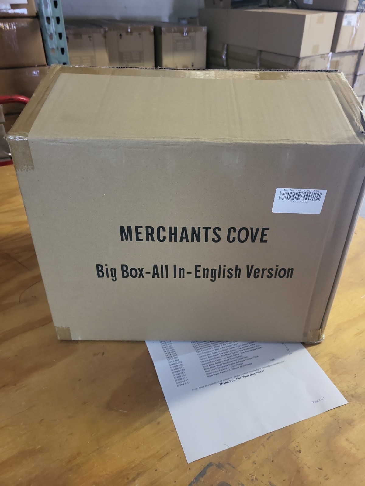 Final Frontier Games Merchants Cove – Big Box All In KS NEW READ DESCRIPTION!