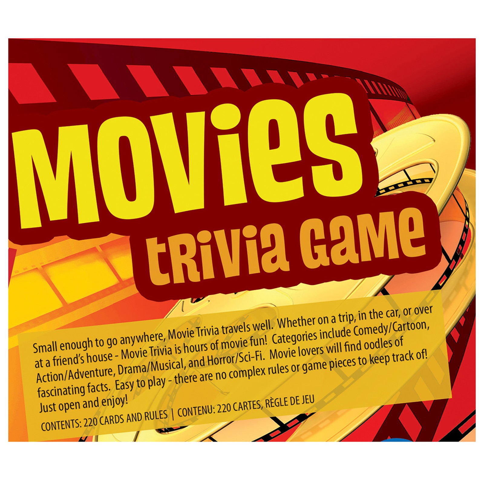 Outset Media: Movies Trivia Game, Ages 12+, 2 or More Players