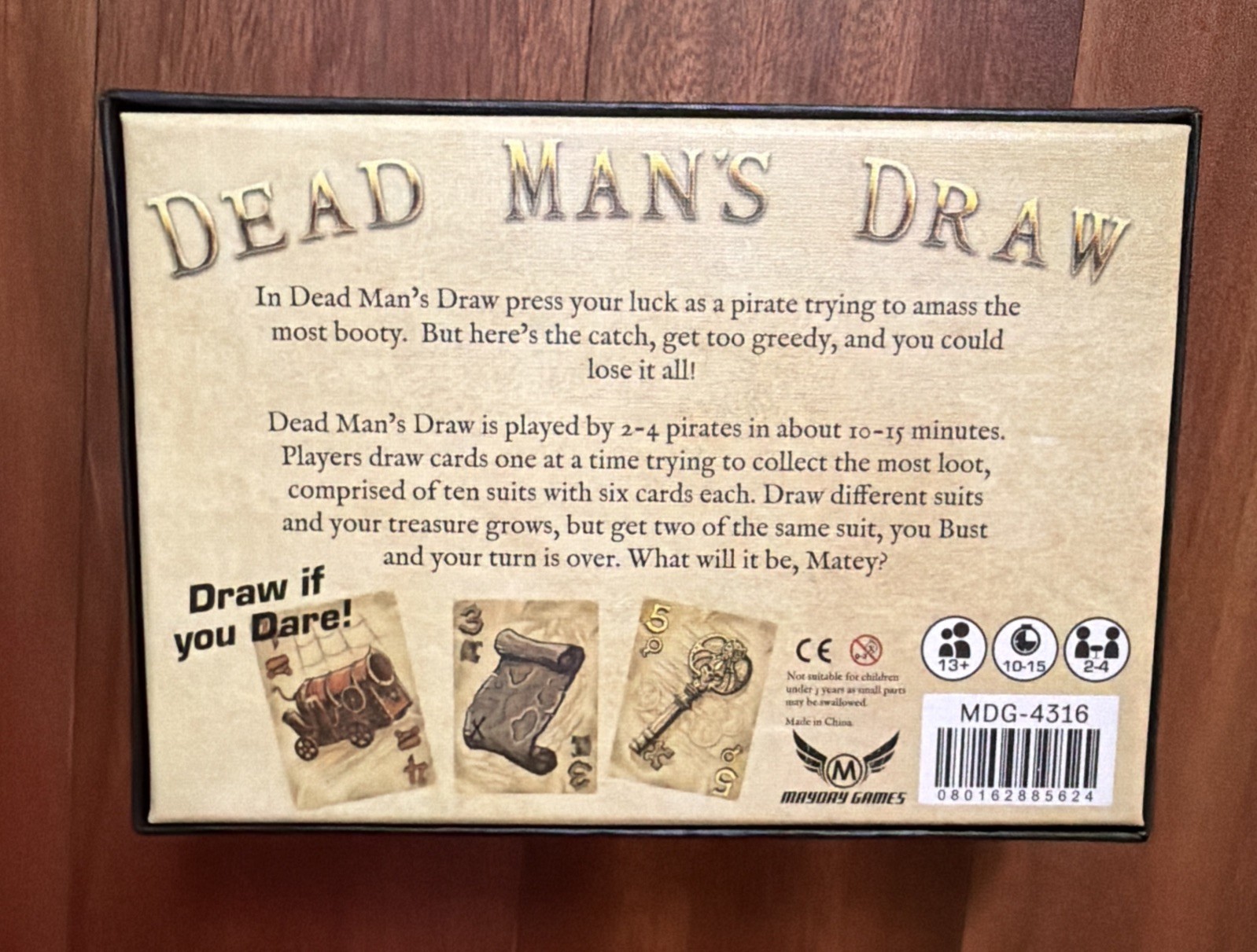 Dead Man’s Draw Mayday Games Limited Edition Complete Cards In Sleeves