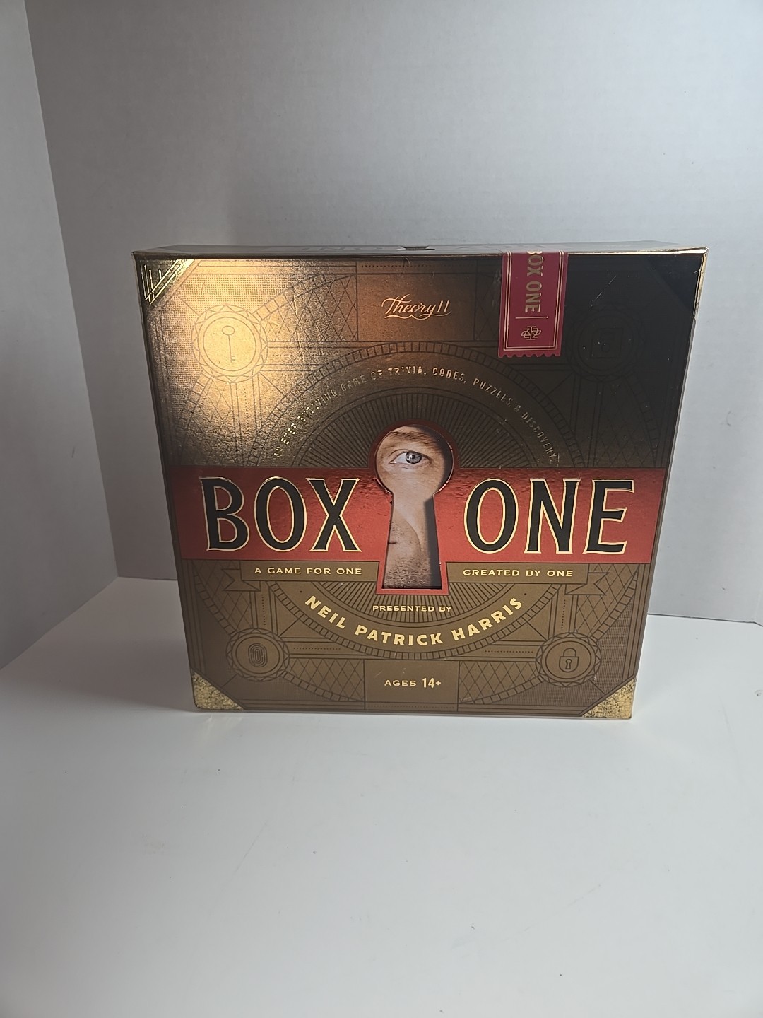 BOX ONE by Neil Patrick Harris Strategy Game Theory 11 Game 99.9% Comp. Miss Pen