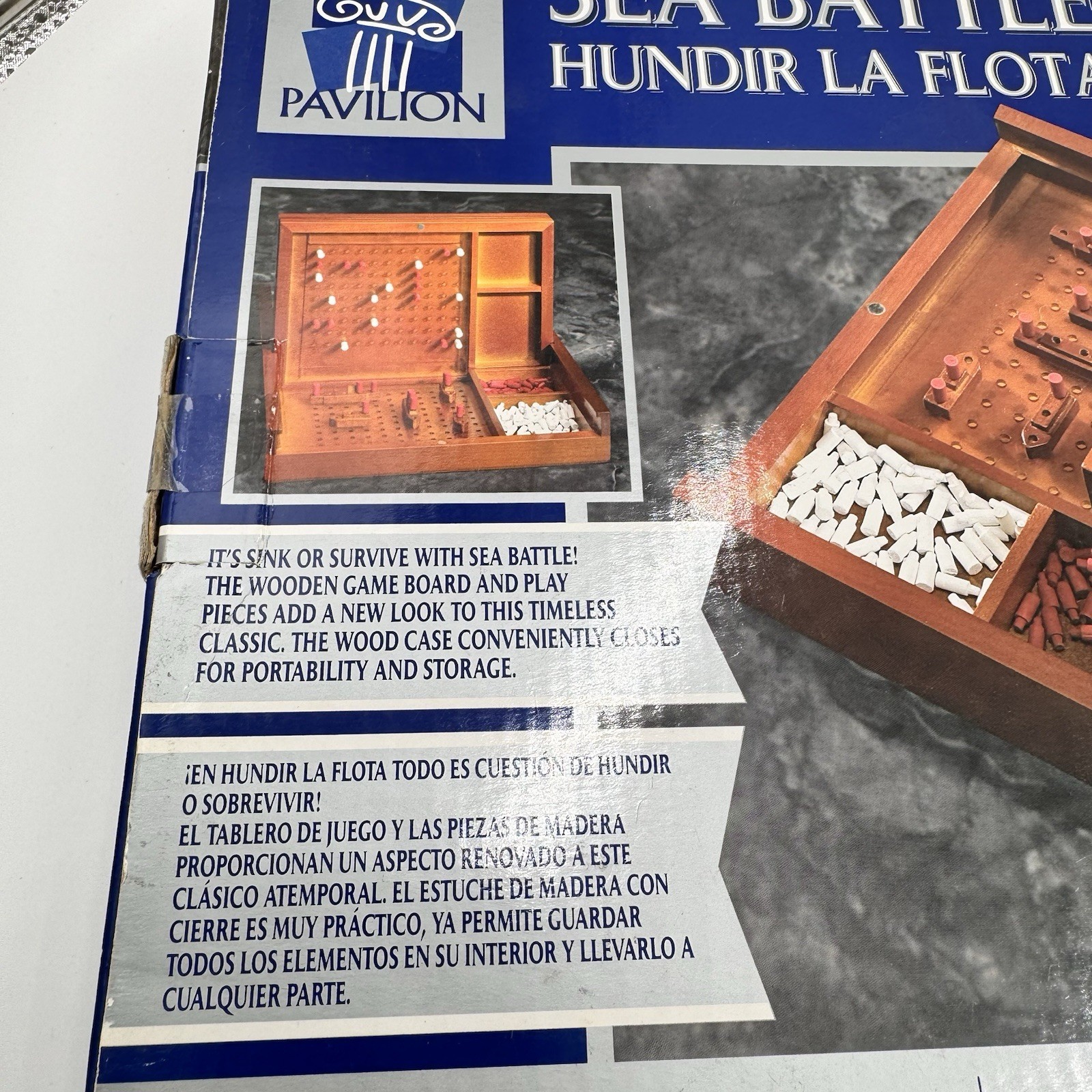 Pavilion Boardgame Sea Battle Limited Edition Game Open Box Hundir La Flota READ