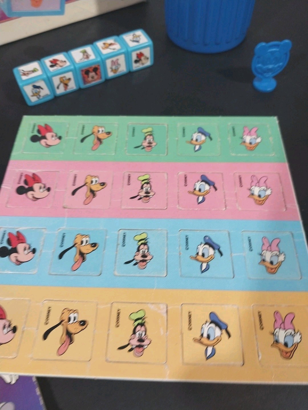 Vintage Mickey Mouse Yahtzee Game 1988 Milton Bradley Disney 4908 COMPLETE