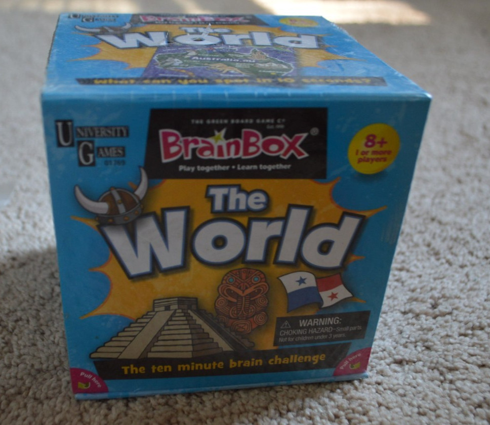 THE WORLD The Brain Box Memory Game 2018 Edition New Never Used Sealed