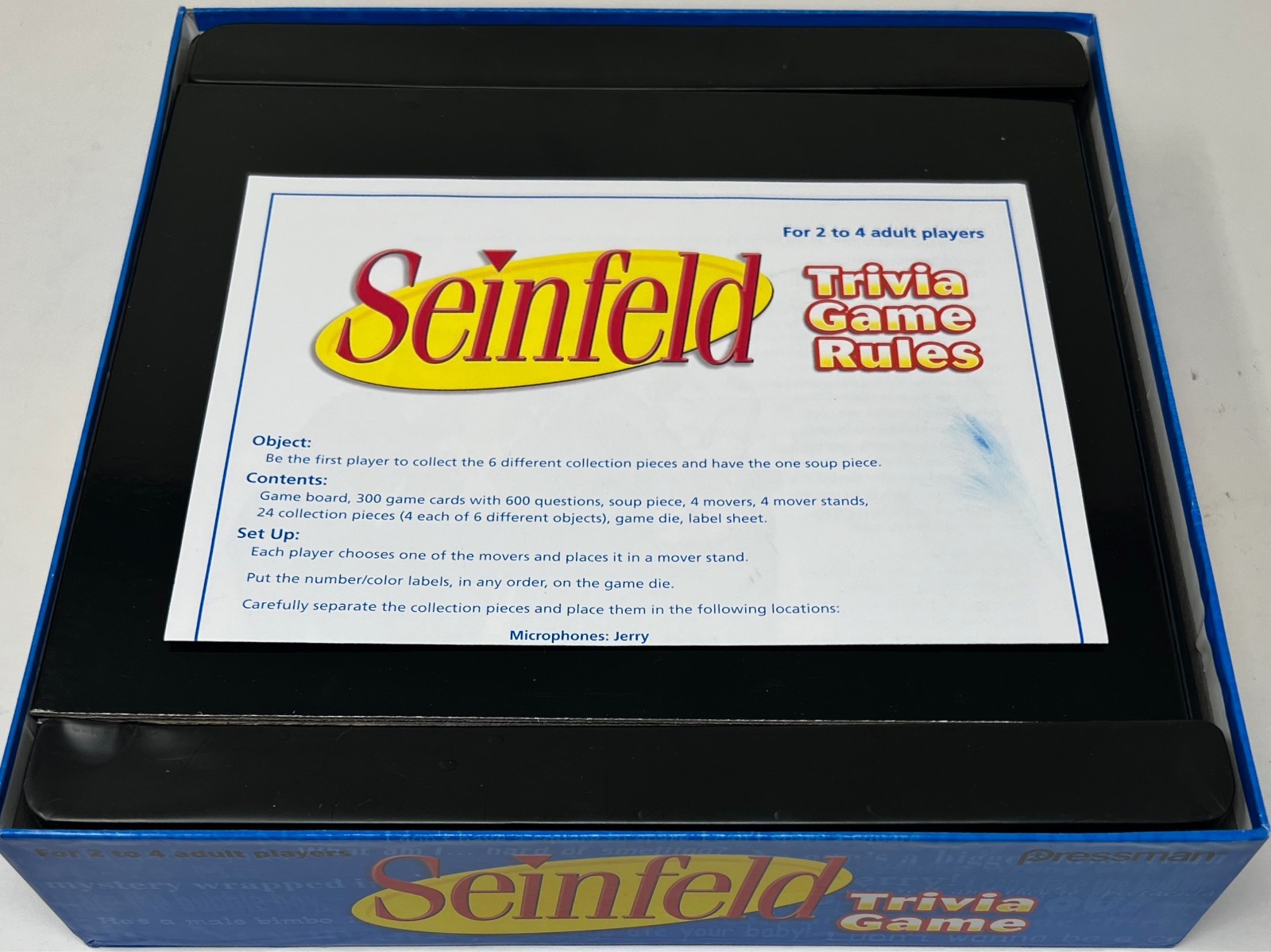 Seinfeld Trivia Board Game – 2009 – Pressman – 100% Complete