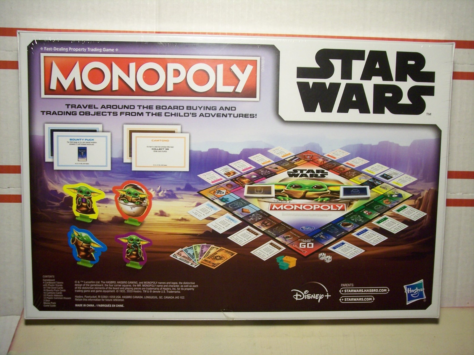 New Monopoly Star Wars The Child Baby Yoda Grogu Mandalorian Edition Board Game