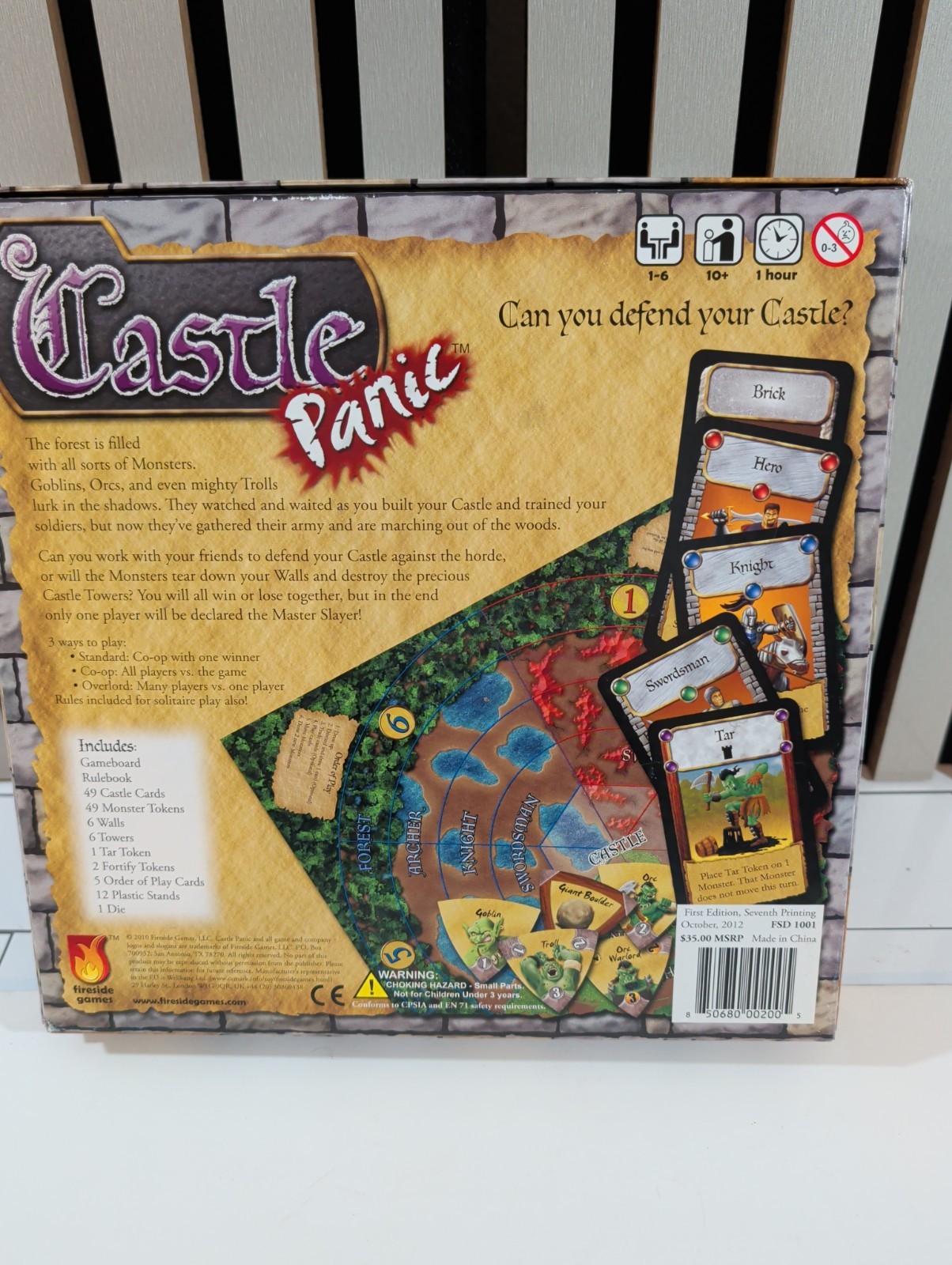 Castle Panic Tower Defense Board Game 1st Edition Complete