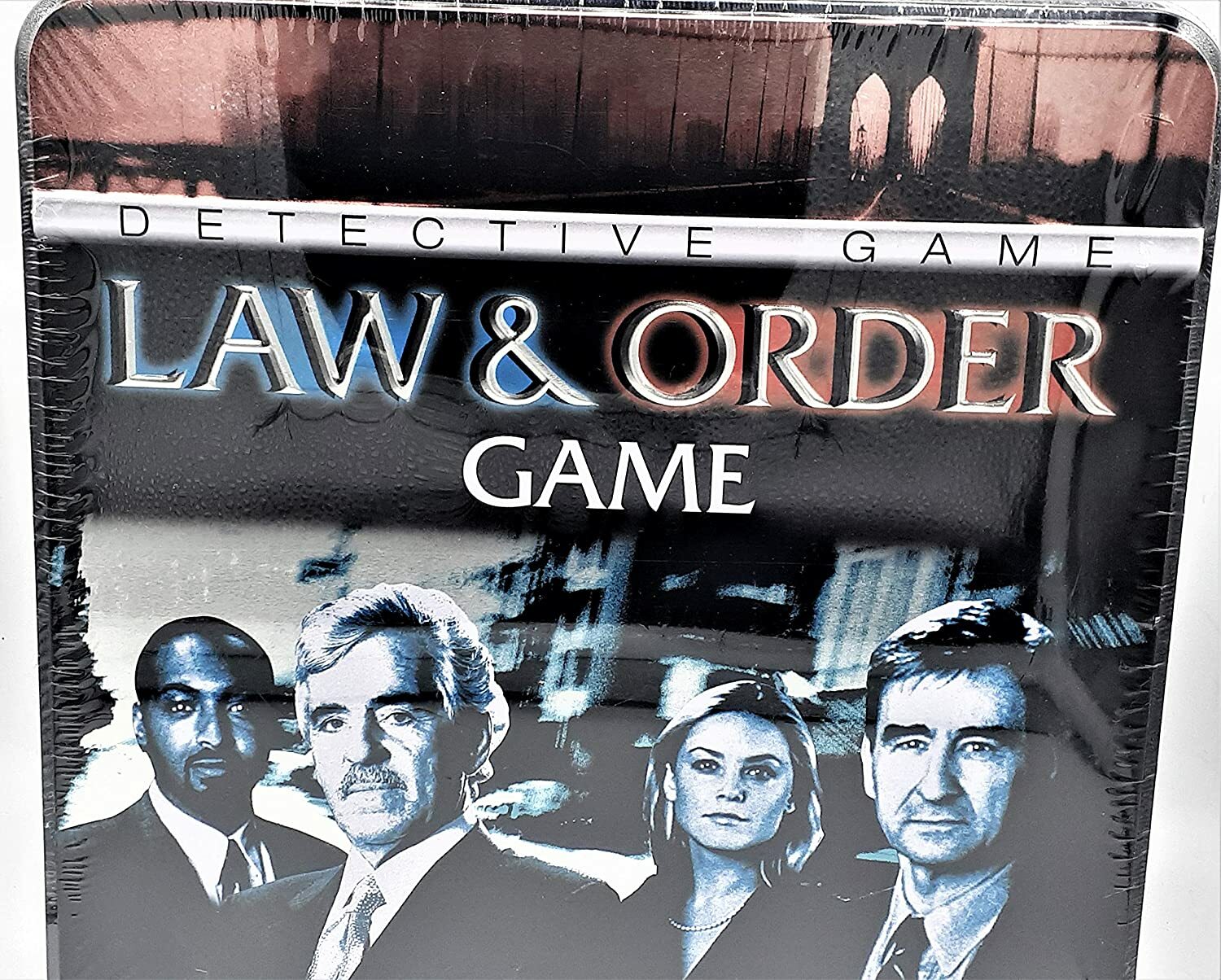 Law And Order Detective Board Game New Sealed Metal Tin Box