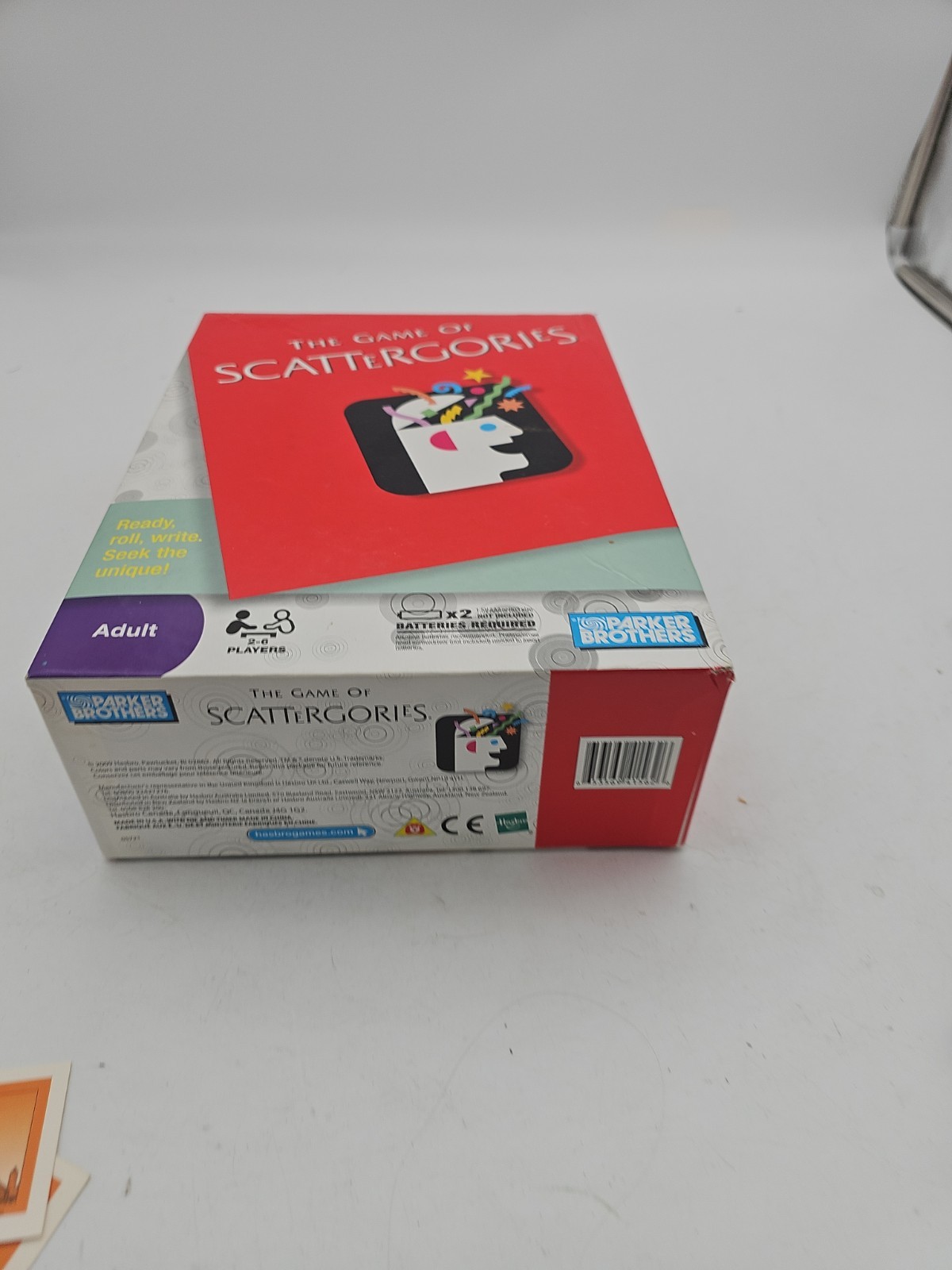 The Game of Scattergories To Go, Complete Travel Game, Parker Brothers, Hasbro
