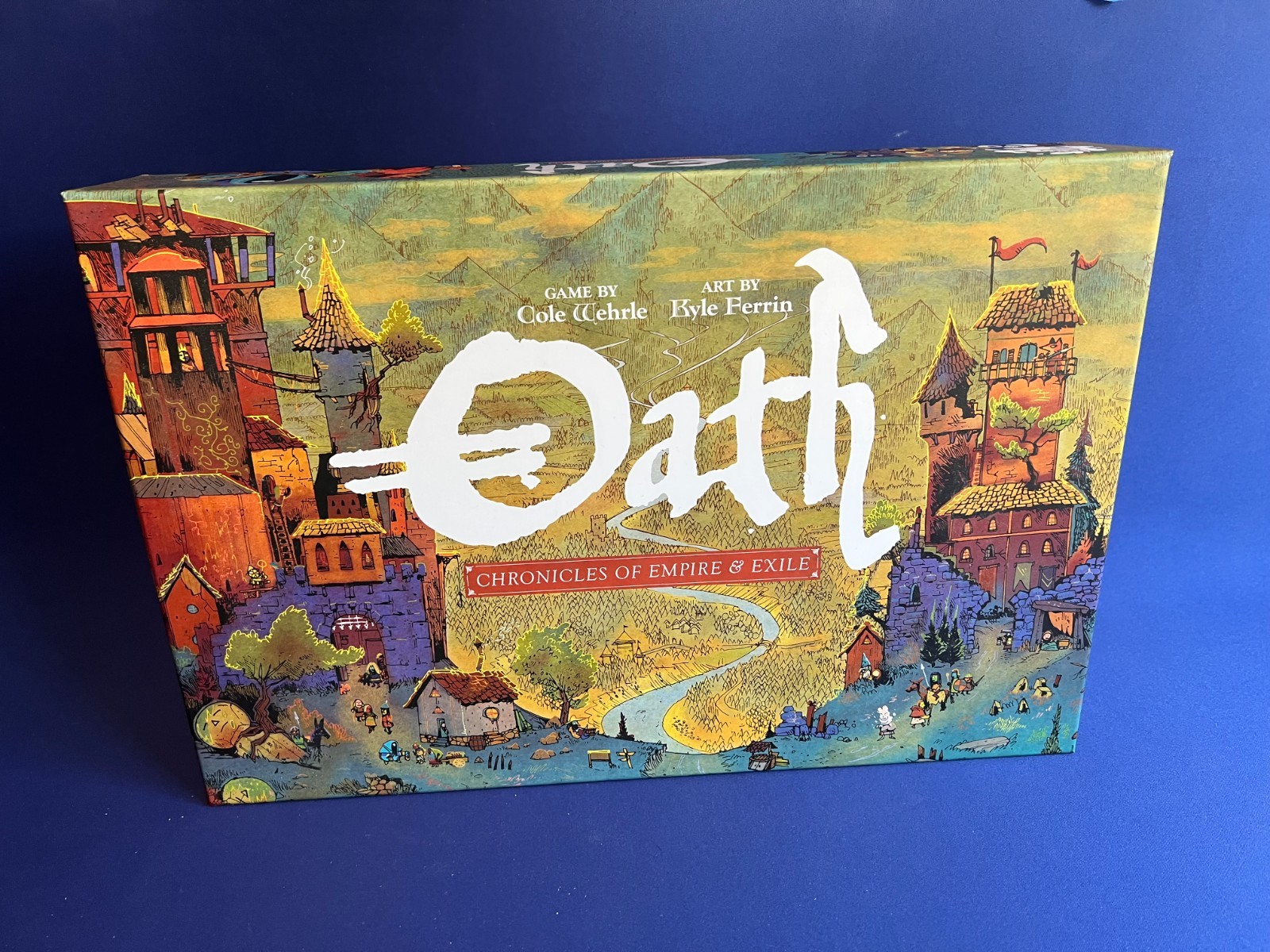 Leder Games Oath: Chronicles of Empire & Exile Board Game with Sleeves