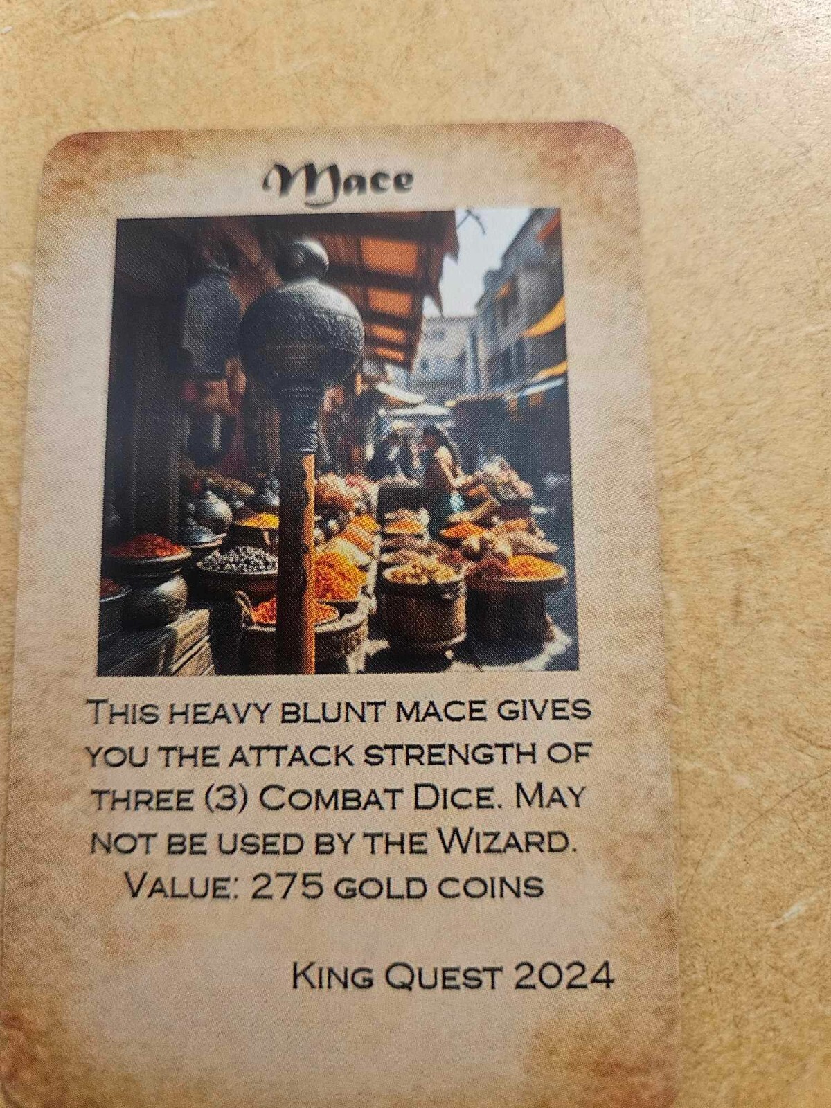 Custom HeroQuest Compatible Equipment Cards (16) – Fan-Made Replacements – New