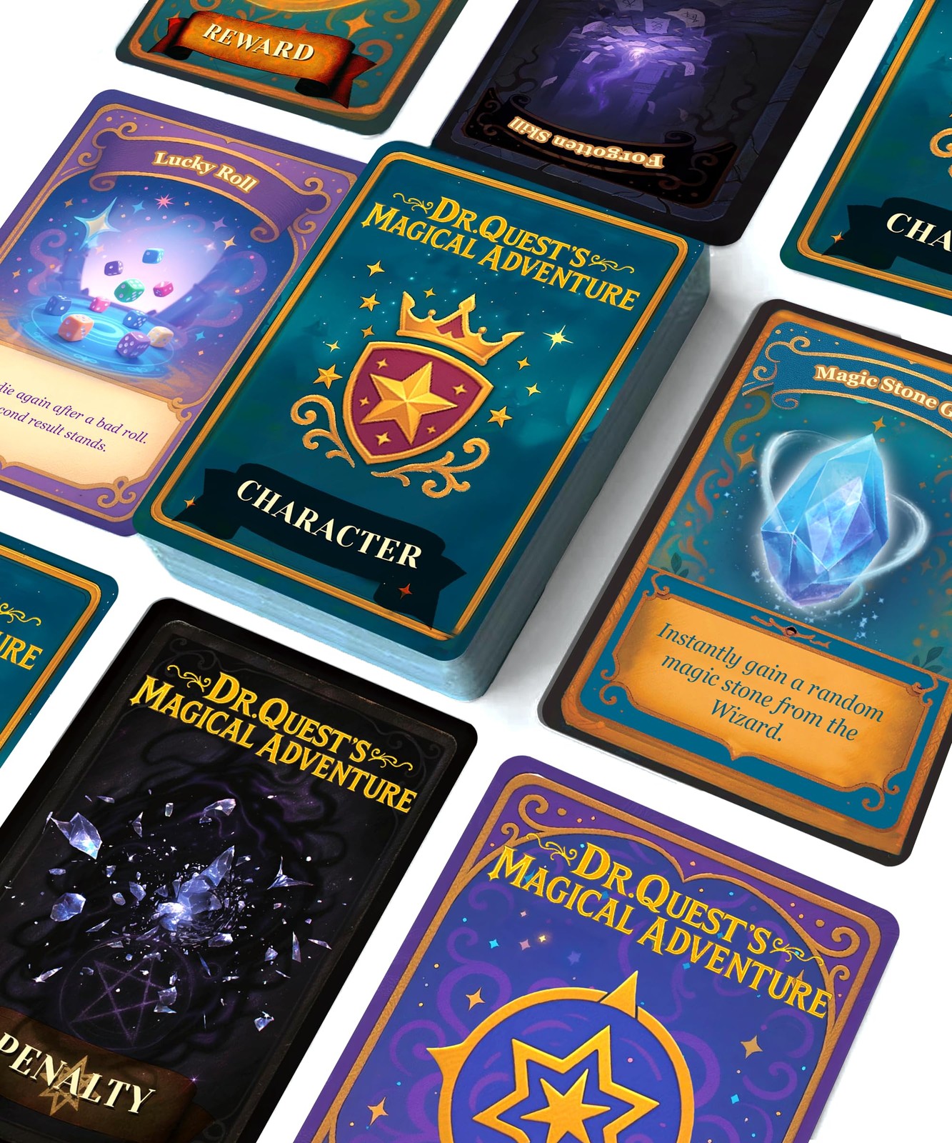 Dr. Quest’s Magical Adventure–Educational Board Game for Kids 8-12 Learn Spellin
