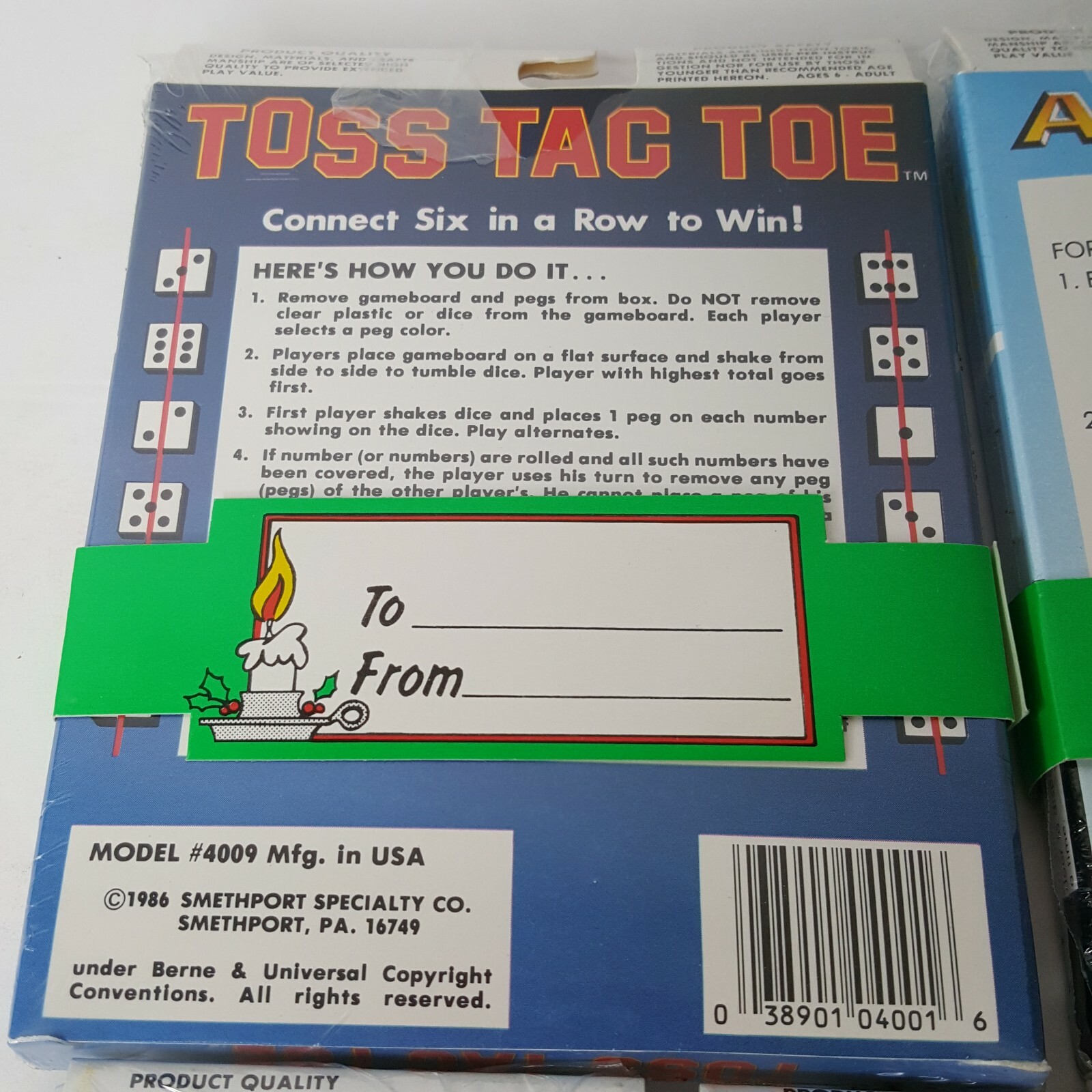 Travel Auto Bingo Triangle Toss Tac Toe VTG Handheld Roadtrip Games NOS Sealed