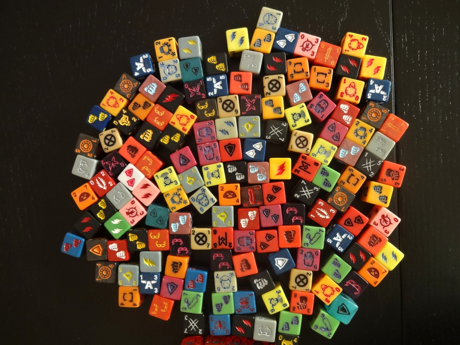 Marvel Dice Masters Uncanny X-Men Bulk Lot 183 Dice + Cards Super Rare Iron Man