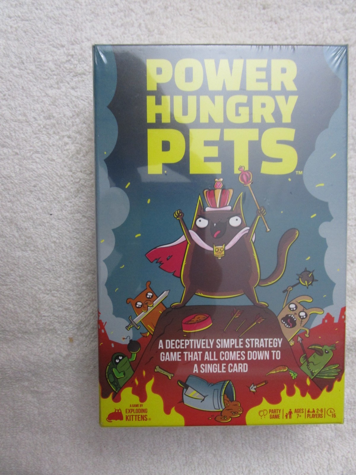 Exploding Kittens: Power Hungry Pets Card Game (2023, Exploding Kittens)
