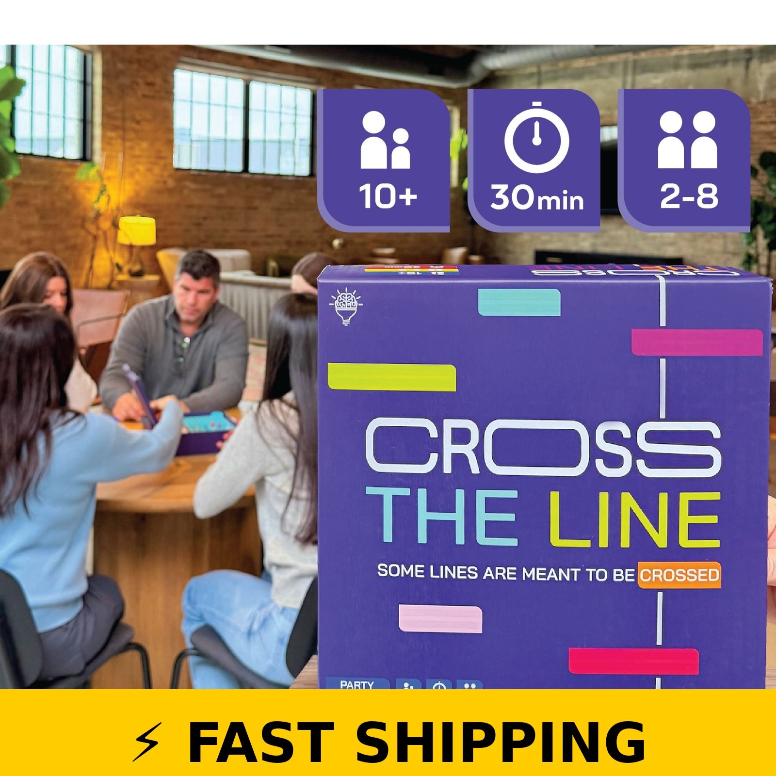 Cross the Line Interactive Party Game for Teens and Adults