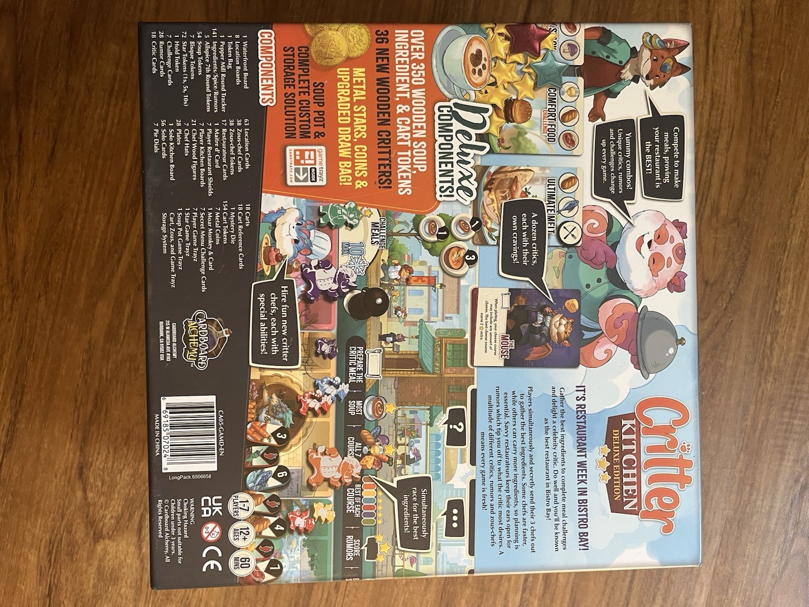 Cardboard Alchemy Critter Kitchen Deluxe Pledge (Deluxe Kickstarter Ed)