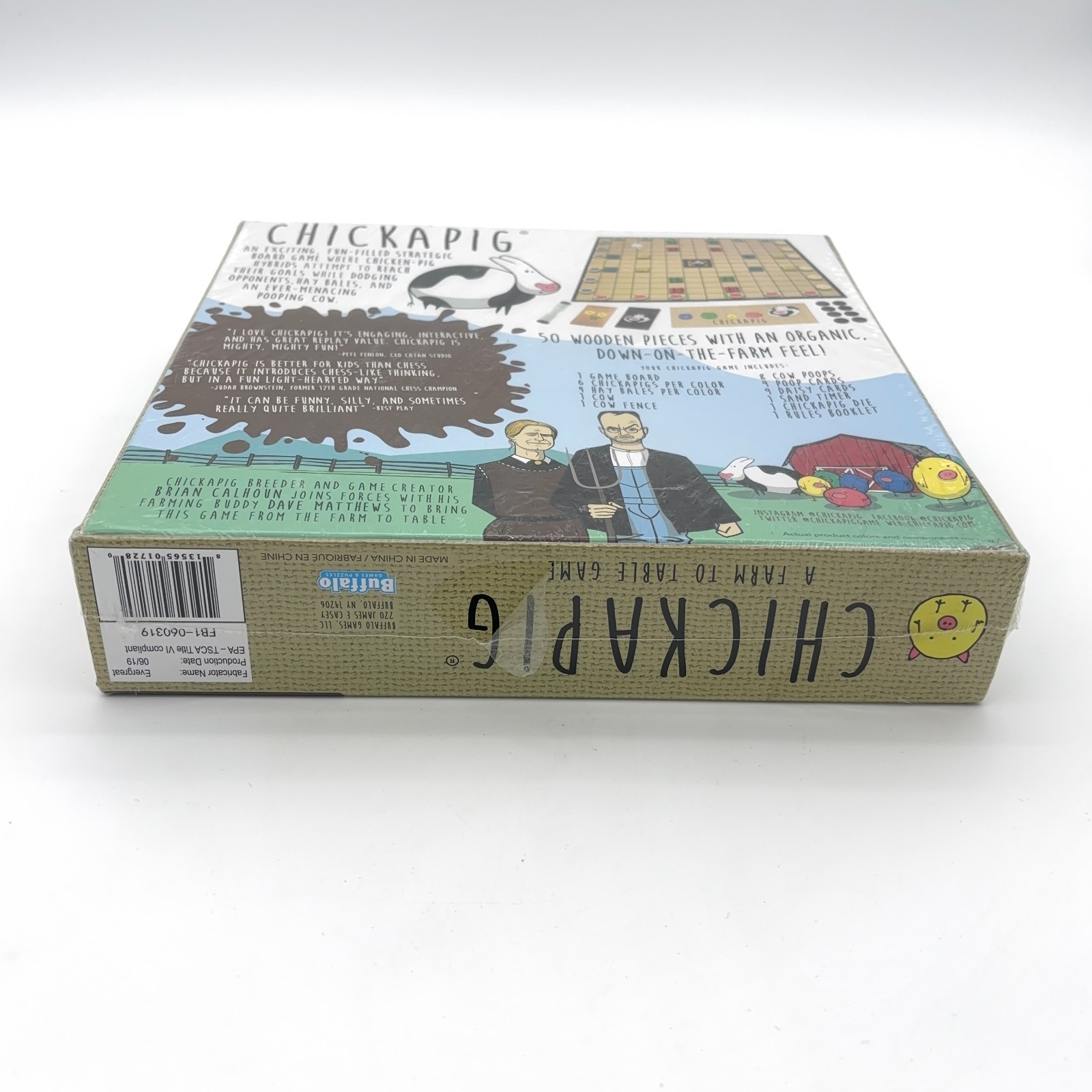 Chickapig Farm to Table Strategy Board Game Buffalo Games New Sealed Dave Matthe
