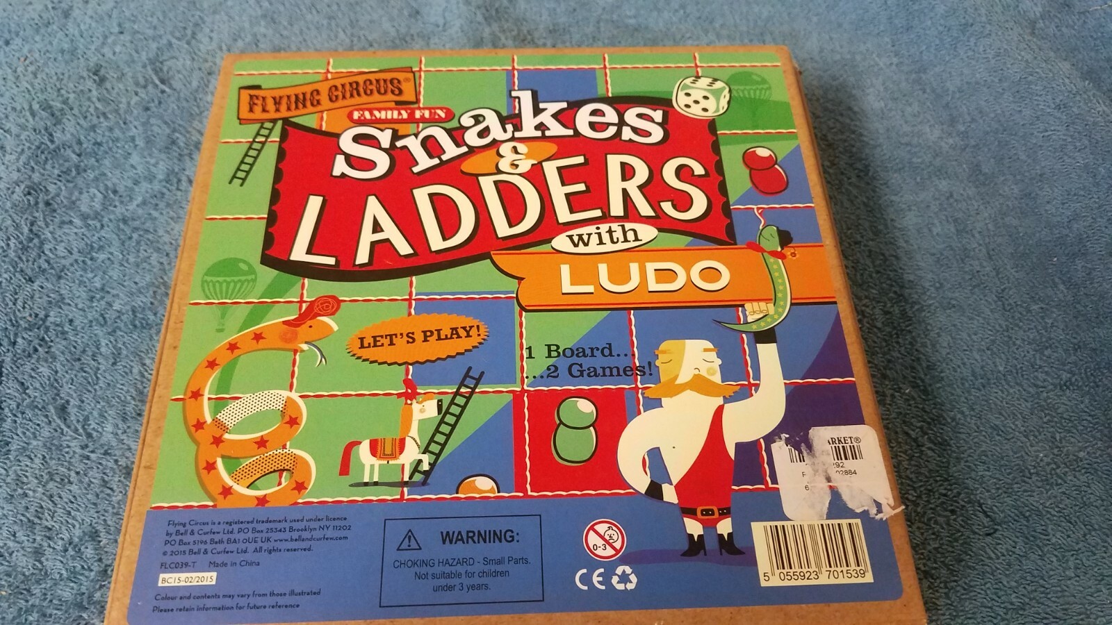 Ludo Board Game Double Sided Snakes And Ladders