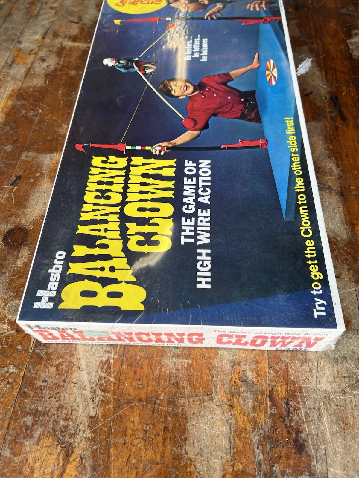 NOS New in Box Hasbro Balancing Clown Game 1969 High Wire Action Vintage