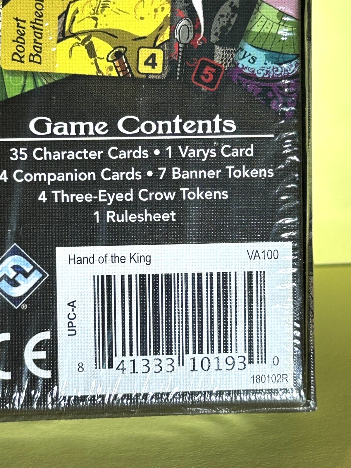 A Game Of Thrones. Hand Of The King. Game Of Wits. New. Sealed. Ages14+.