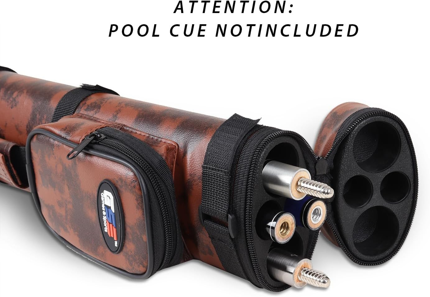 2X2 Deluxe Hard Billiard Pool Cue Stick Carrying Case, Billiard Cue Case, Billia