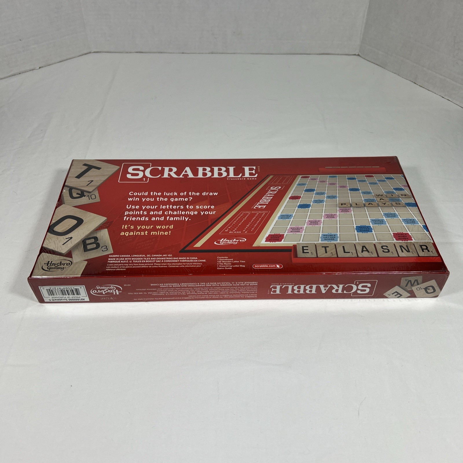 Scrabble Board Game – Crossword NEW Factory SEALED – 2013 Hasbro COMPLETE