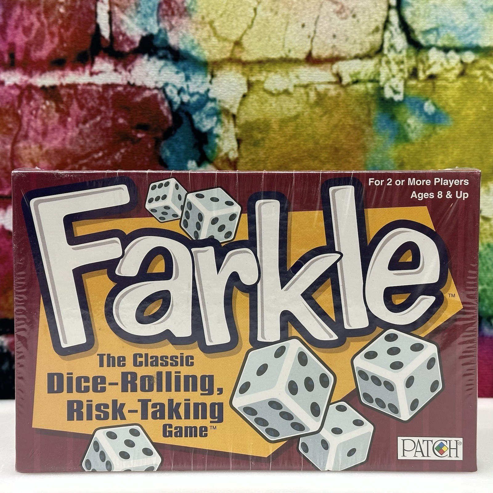 FARKLE Classic Dice Rolling Risk Taking Game Patch Products Ages 8+ Sealed NEW!