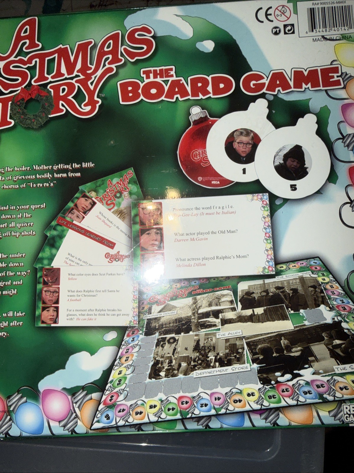 A Christmas Story : The Board Game Factory Sealed 2-6 Players 8years & Up 2005