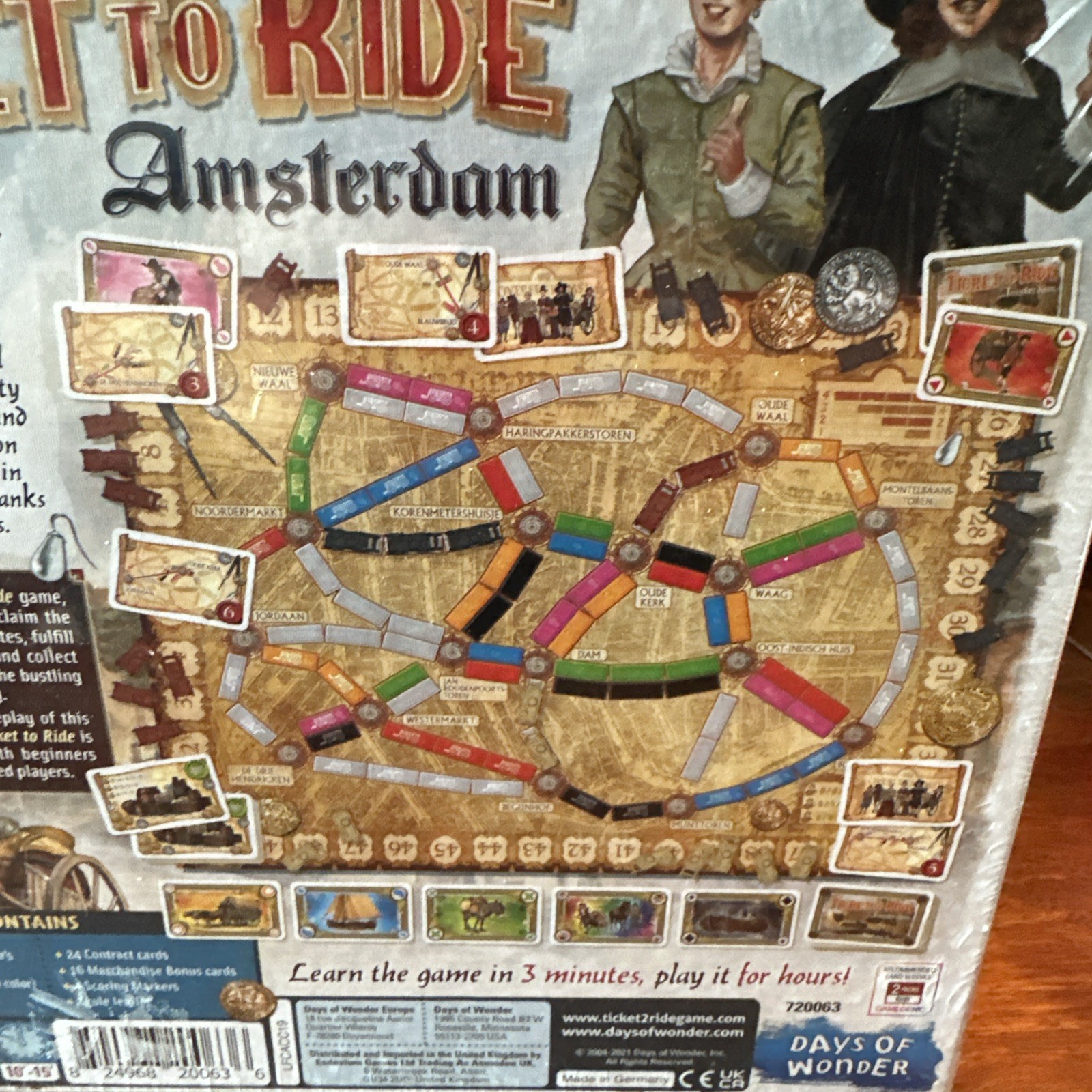 Ticket to Ride Amsterdam Board Game by Days of Wonder