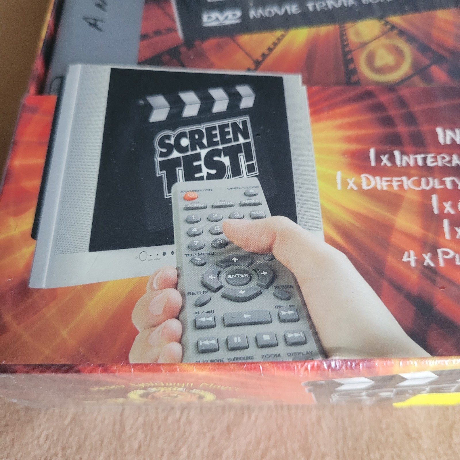Vintage MGM Screen Test! DVD TV Movie Trivia Board Game 2004 New Sealed Box Y2K