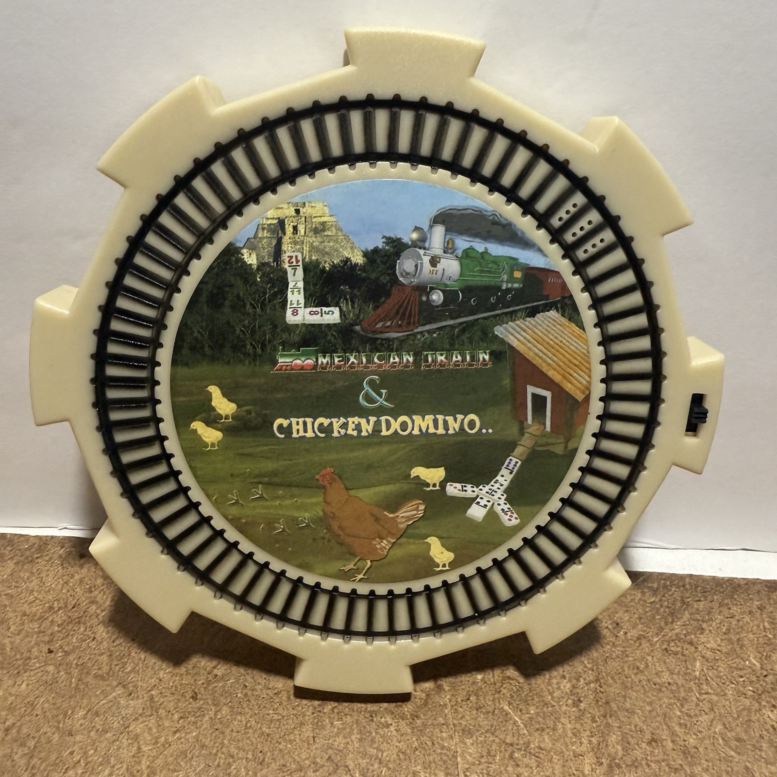 Mexican Train & Chicken Domino Starter Hub w/ Sounds No Pieces Only Hub