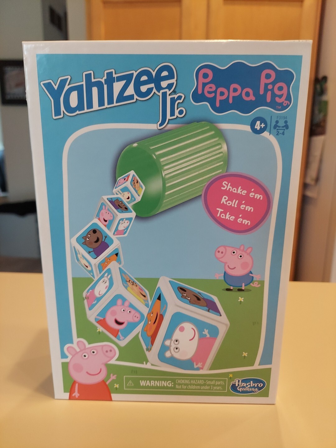 Hasbro Gaming Yahtzee Jr.: Peppa Pig Edition Board Game for Kids Ages 4 and…