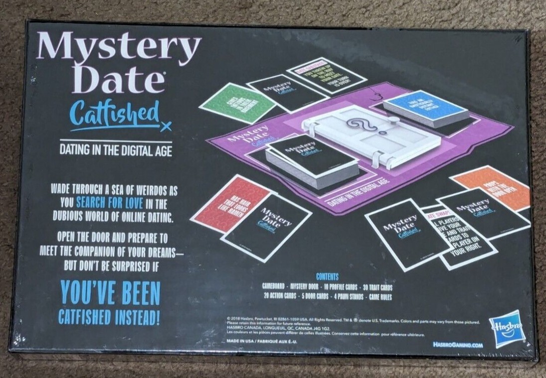 Hasbro Classic Mystery Date Catfished Dating Adults Parody Board Game NEW Sealed