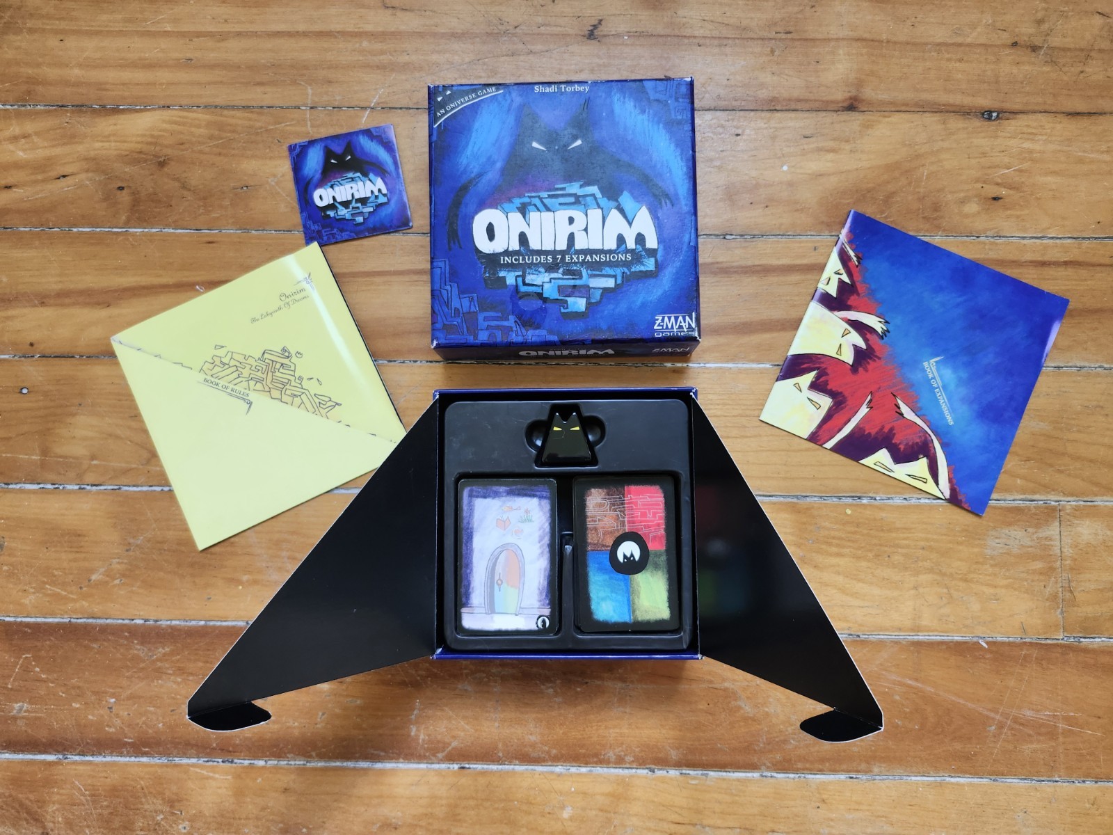 Shadi Torbey ONIRIM Card Game + 7 Expansions | 2019 Z-Man Games Complete in Box